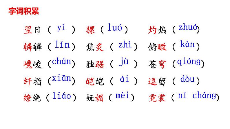 部编版八年级语文下册----第19课《登勃朗峰》课件第5页