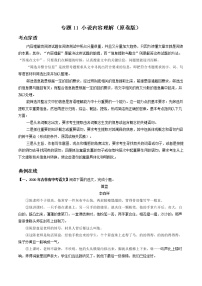 专题11 小说内容理解-2022年中考语文考前抓大分技法之小说阅读