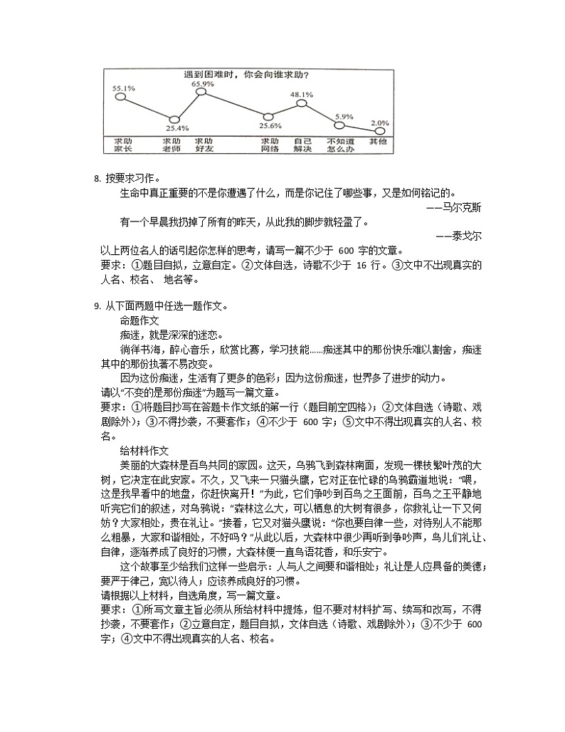 2022年中考专题练习：材料作文第3页