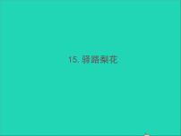 初中语文人教部编版七年级下册15 驿路梨花习题ppt课件