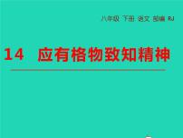 2020-2021学年14 应有格物致知精神教学课件ppt