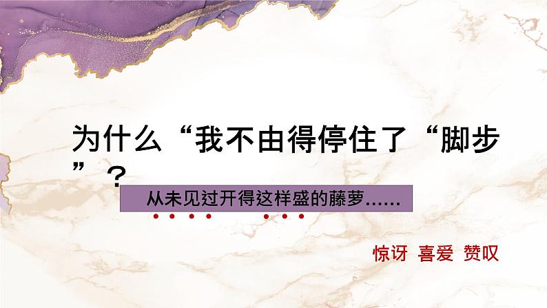 1紫藤萝瀑布课件PPT第3页