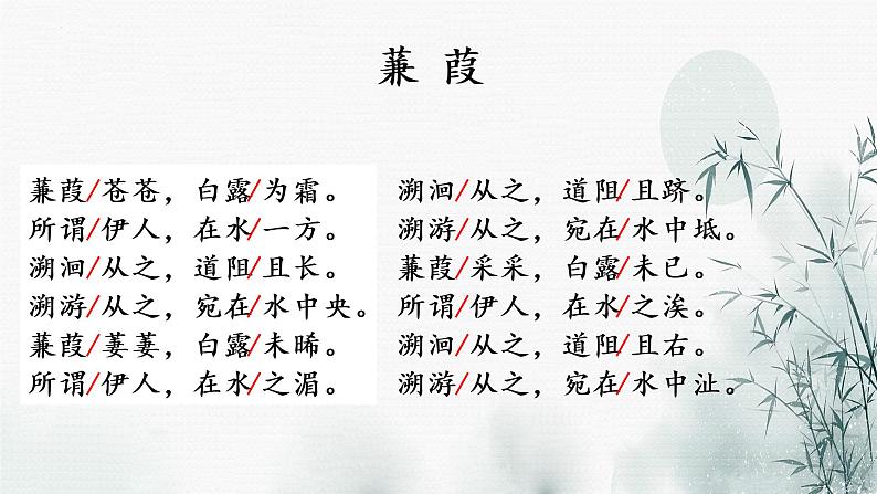 第12课《蒹葭 》课件（19张PPT） 2021-2022学年部编版语文八年级下册04