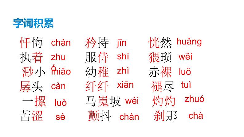 部编版七年级语文下册----19  《一棵小桃树》  课件06