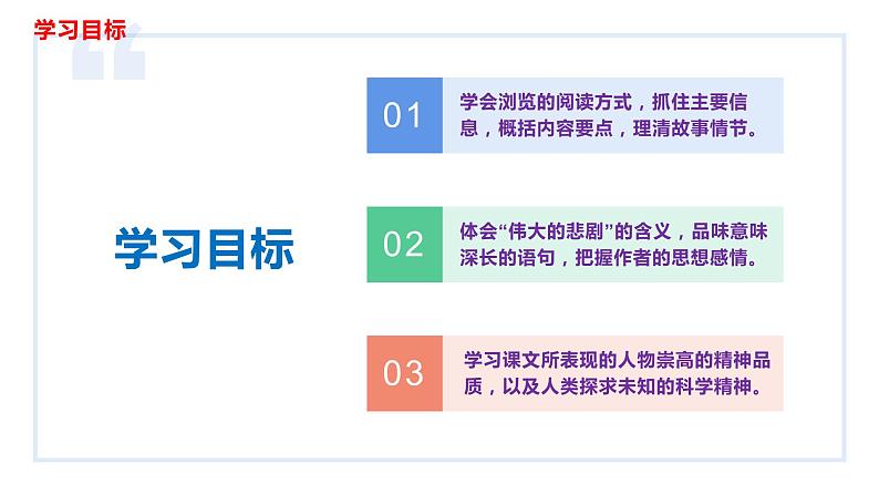 部编版七年级语文下册----22伟大的悲剧 课件第3页
