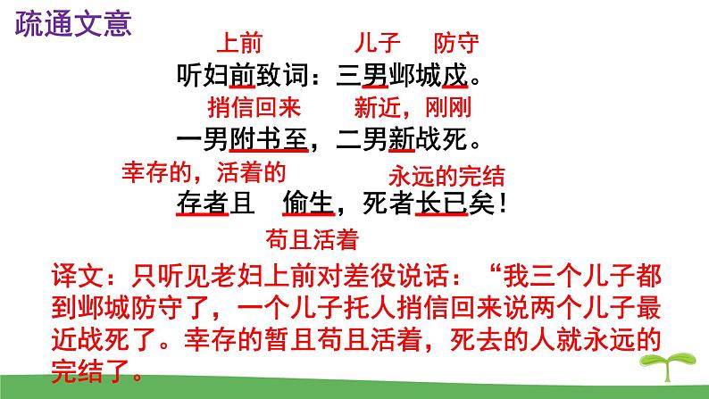 第24课《唐诗三首——石壕吏》课件（共36张PPT） 2021—2022学年部编版语文八年级下册第8页