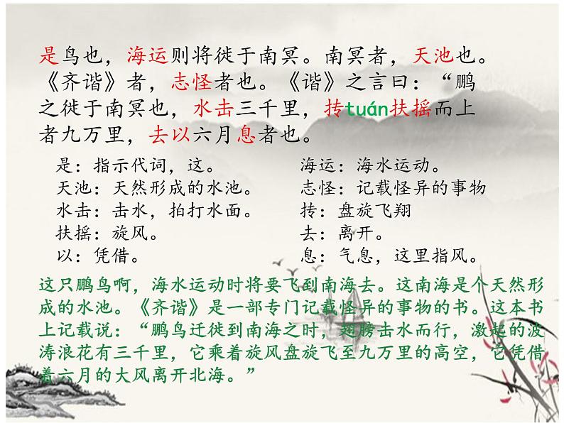 第21课《北冥有鱼》课件 2021-2022学年部编版语文八年级下册08