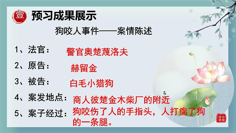 第6课《变色龙》课件（共18张PPT）　2021－2022学年部编版语文九年级下册第6页