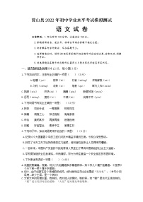 四川省南充市营山县2022年初中学业水平考试模拟测试语文试卷(word版含答案)