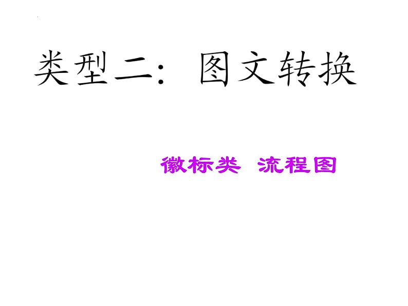 2022年中考语文二轮专题复习：图文转换之徽标类、、流程图课件（共34张PPT）第2页
