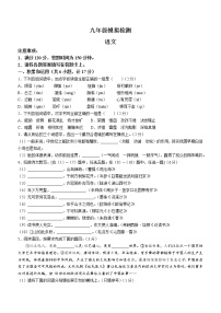 2022年陕西省宝鸡市岐山县中考一模语文试题(word版含答案)