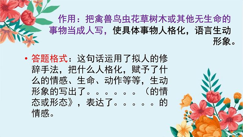 中考常见的修辞手法复习课件PPT第6页