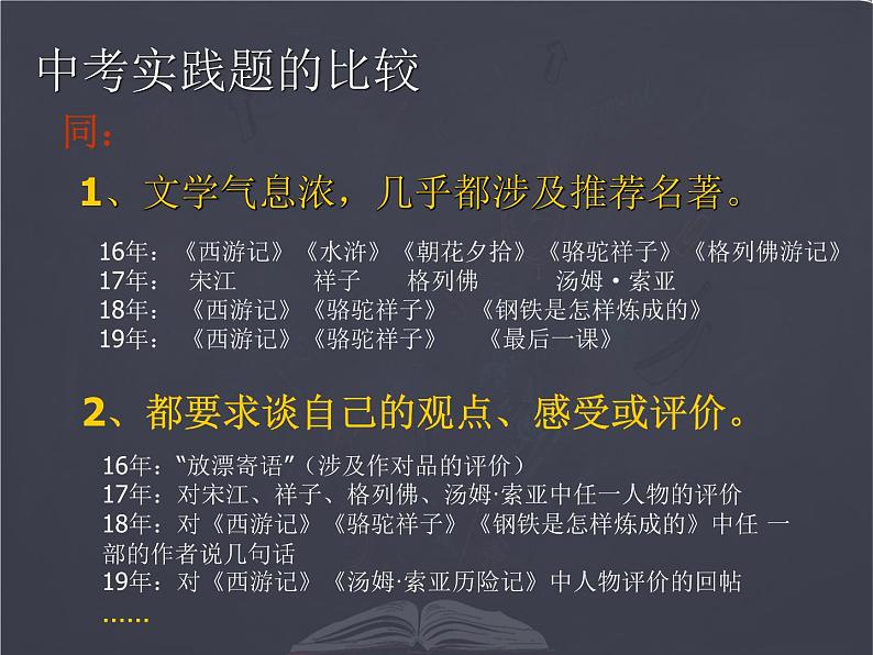 2022年中考语文二轮专题复习：综合实践题（共41张PPT）第8页
