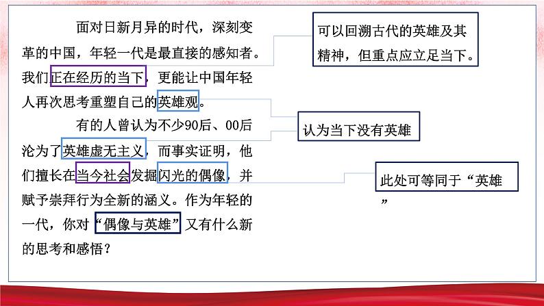 偶像与英雄”主题写作课件2022年中考语文一轮复习第4页