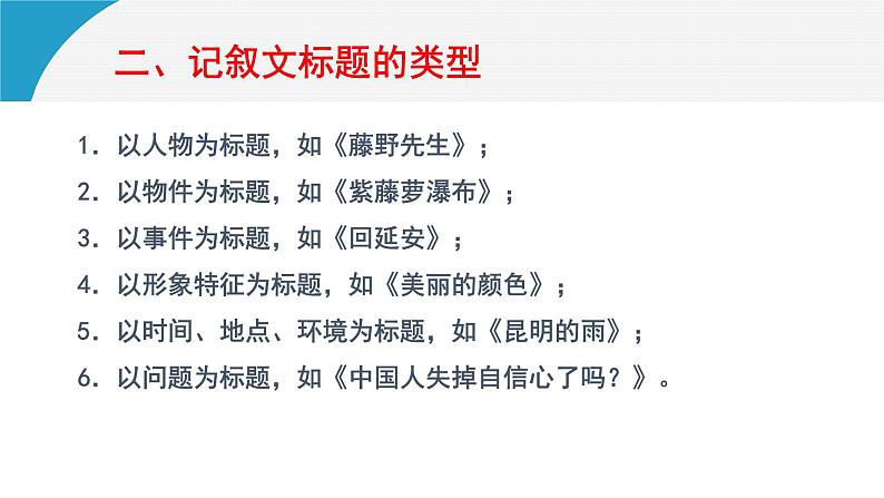 记叙文标题的作用课件2022年中考语文二轮复习第4页