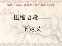 2022年中考语文二轮专题复习：语段压缩之下定义课件(21张PPT）