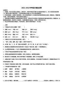 2022届广东省深圳市龙华新区中考语文押题卷含解析