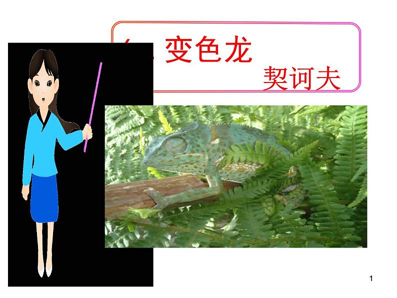 第6课《变色龙》课件（共26张PPT）　2020－2021学年部编版语文九年级下册01