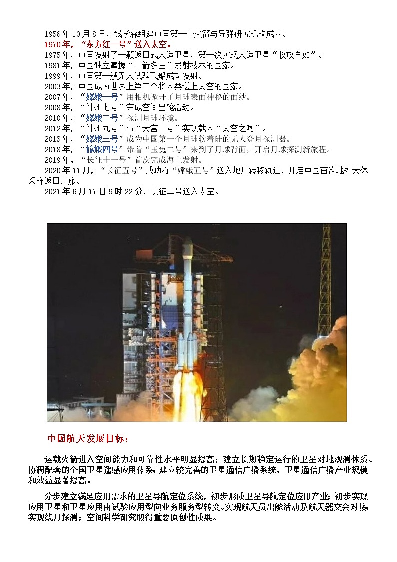 中国航天事业的发展史第2页
