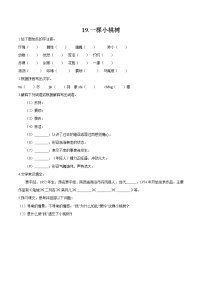 人教部编版 (五四制)第五单元18* 一棵小桃树/贾平凹练习
