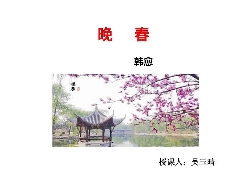 初中语文人教版（部编）七年级下册晚春4 课件02