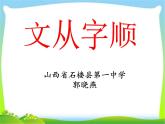 初中语文人教版（部编）七年级下册文从字顺1 课件