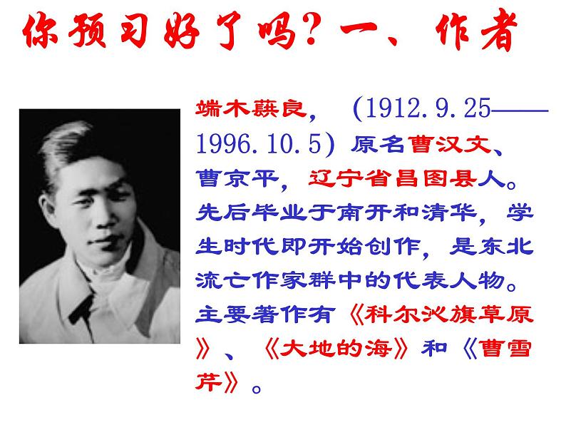 初中语文人教版（部编）七年级下册7土地的誓言1 课件02