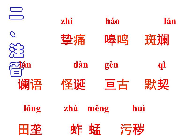初中语文人教版（部编）七年级下册7土地的誓言1 课件03