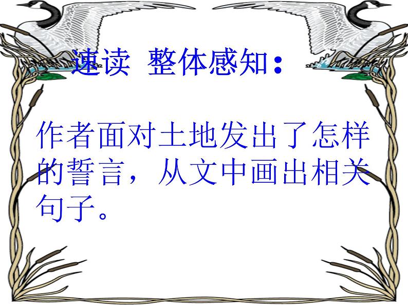 初中语文人教版（部编）七年级下册7土地的誓言1 课件05