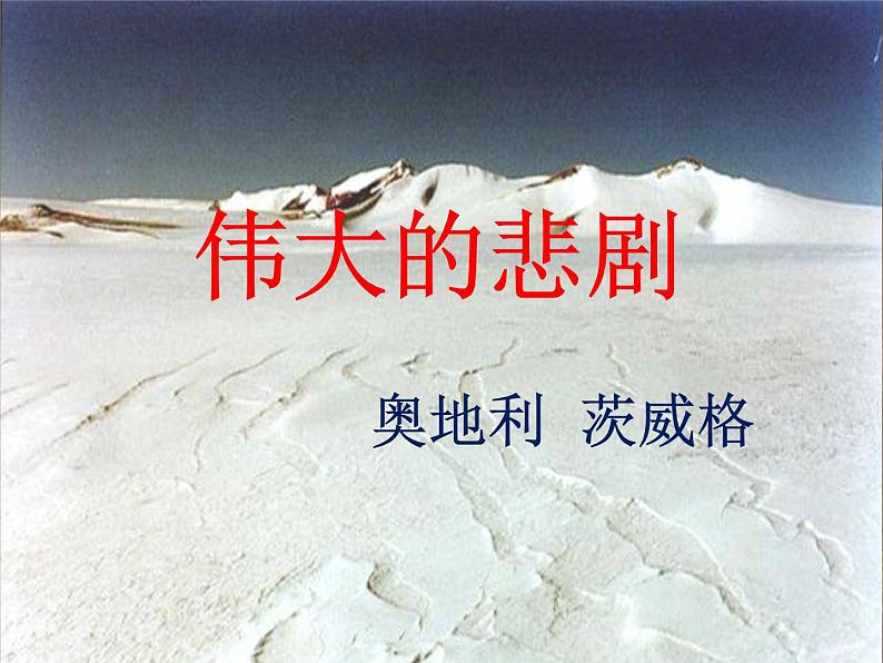 初中语文人教版（部编）七年级下册21伟大的悲剧5 课件第3页