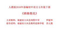 2020-2021学年15 驿路梨花说课ppt课件