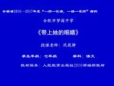 初中语文人教版（部编）七年级下册23带上她的眼睛3 课件
