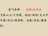 初中语文人教版（部编）七年级下册登飞来峰 课件