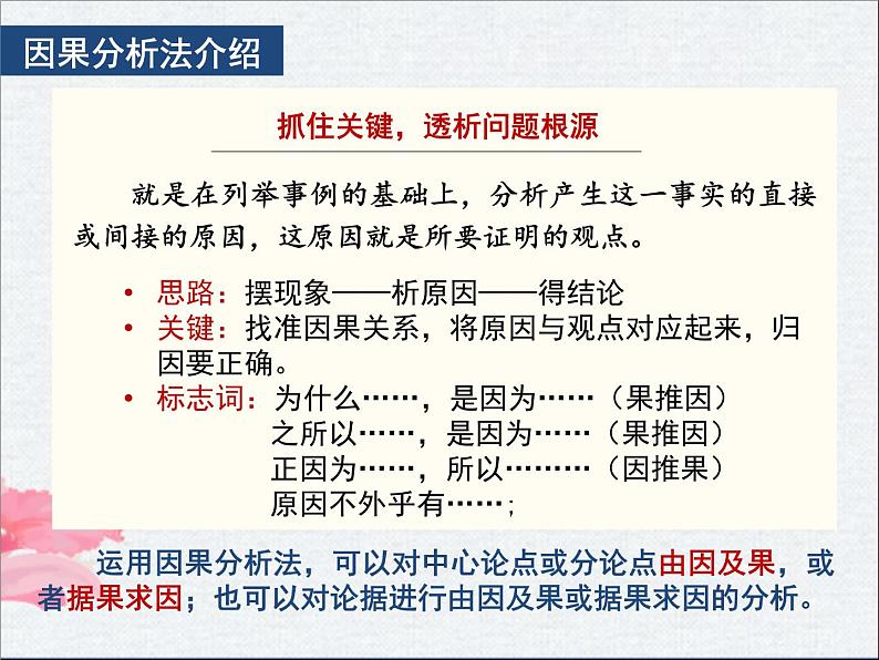 2022年中考语文二轮复习：议论文的常用分析方法（共32张PPT）第5页