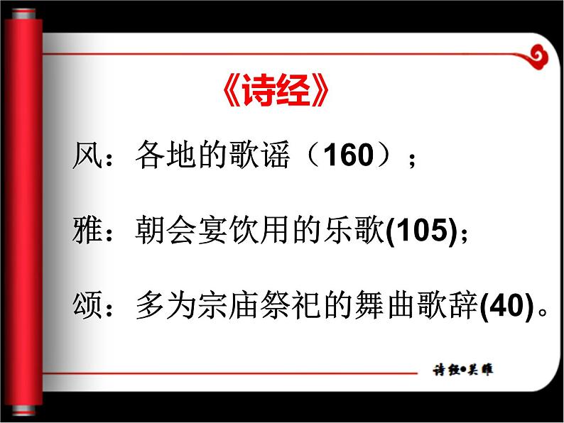 初中语文人教版（部编）八年级下册关雎 课件第3页