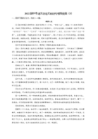 2022届中考语文议论文阅读专项培优卷（5）