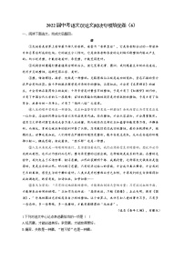 2022届中考语文议论文阅读专项培优卷（6）