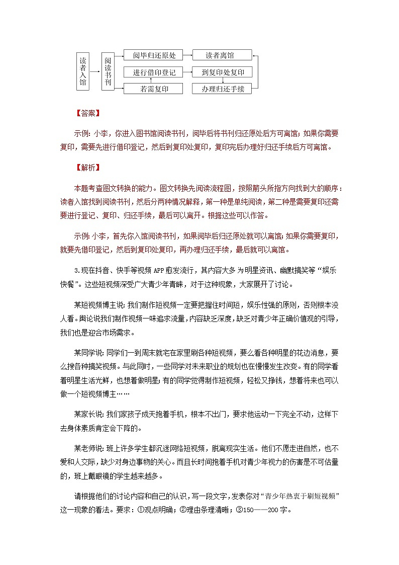 考点18  写作（解析版）-2021-2022学年八年级下册语文期中考试高频考点专题训练第2页