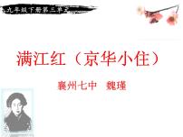初中语文人教部编版九年级下册第三单元12 词四首满江红（小住京华）备课课件ppt