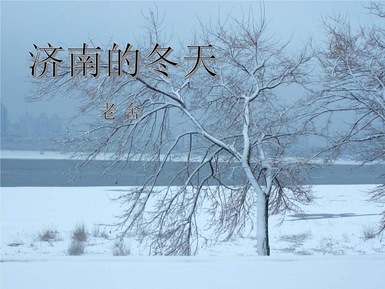 济南的冬天教学设计课件PPT第1页