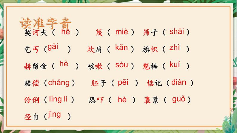 第06课 变色龙 课件 初中语文人教部编版九年级下册（2022年）06