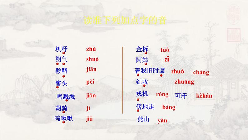 9木兰诗 课件 初中语文人教部编版七年级下册（2022年）第6页