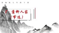语文九年级下册第二单元8* 蒲柳人家（节选)课文ppt课件