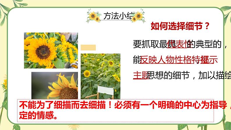 2022年中考语文写作专题复习-细节描写之如何选点课件PPT第8页