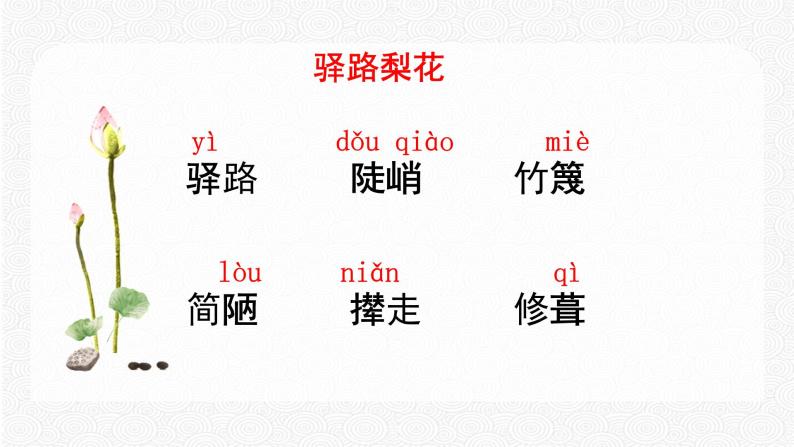 知识梳理01：字音字形 期末专项复习课件  初中语文人教部编版七年级下册（2022年）04