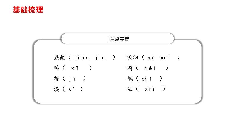 部编版八年级语文下册----12 《诗经》二首 《蒹葭》课件第7页