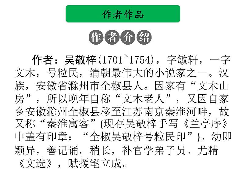 中考语文名著复习---《儒林外史》课件PPT02