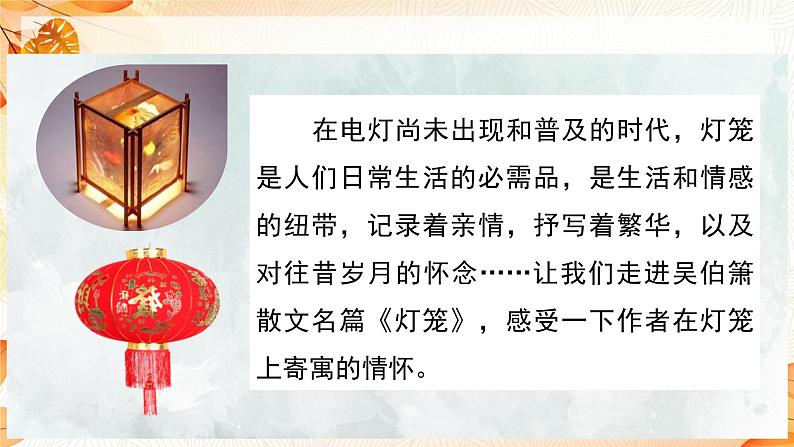 4 灯笼 课件（30张PPT） 初中语文人教部编版（五四制）八年级下册（2022年）02