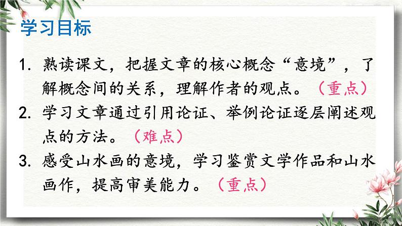 14 山水画的意境 课件 初中语文人教部编版（五四制）九年级下册（2022年）02
