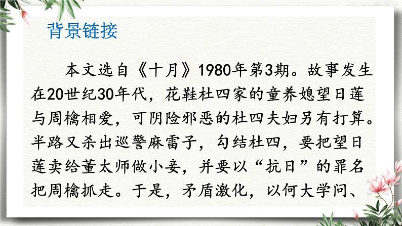 8 蒲柳人家节选 课件 初中语文人教部编版（五四制）九年级下册（2022年）04